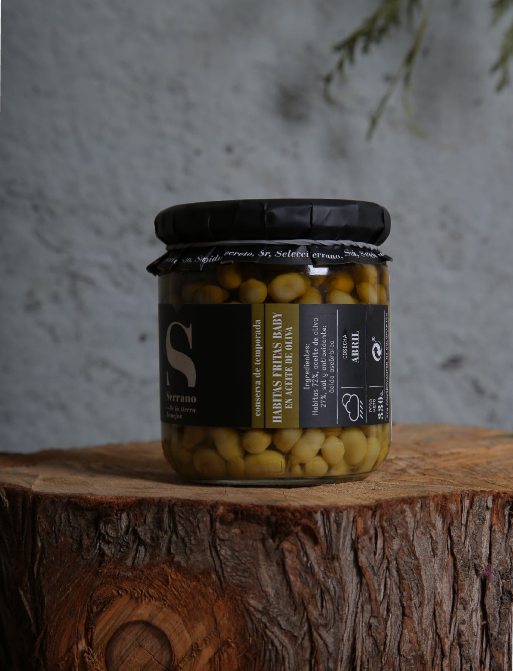 Habas Fritas Baby en Aceite de Oliva