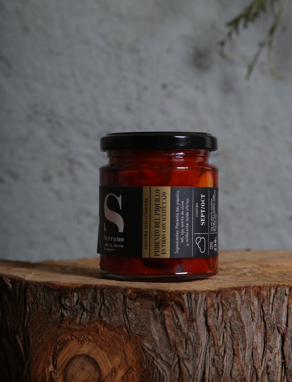 Pimiento del Piquillo en Tiras con Aceite y Ajo